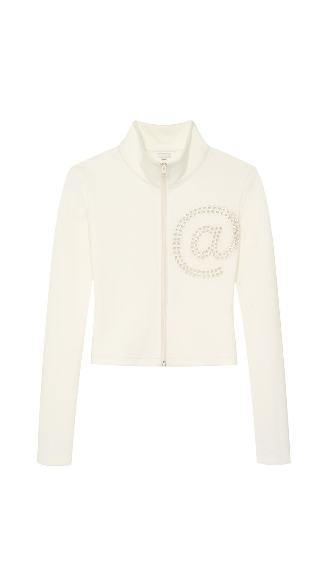 [bonnae] At zip jacket (ivory)