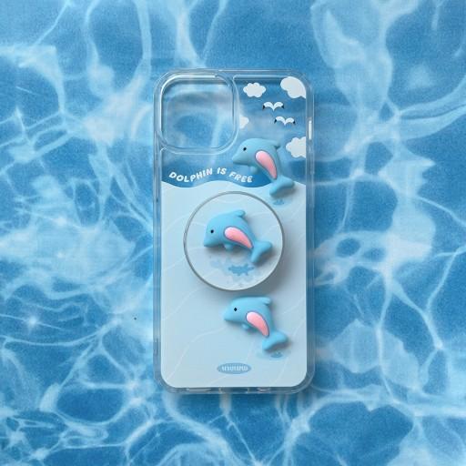 [WWF후원] Z플립4출시🌼입체 돌고래 폰케이스