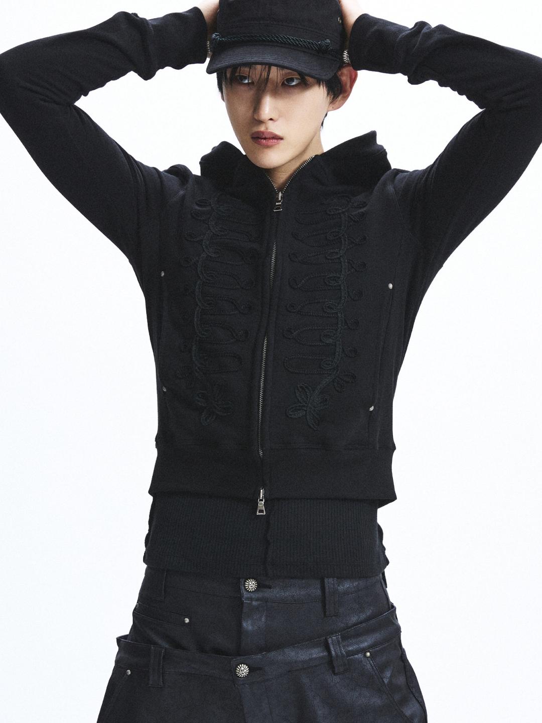 Hussar Loop Zip-Up Hoodie_[Black]