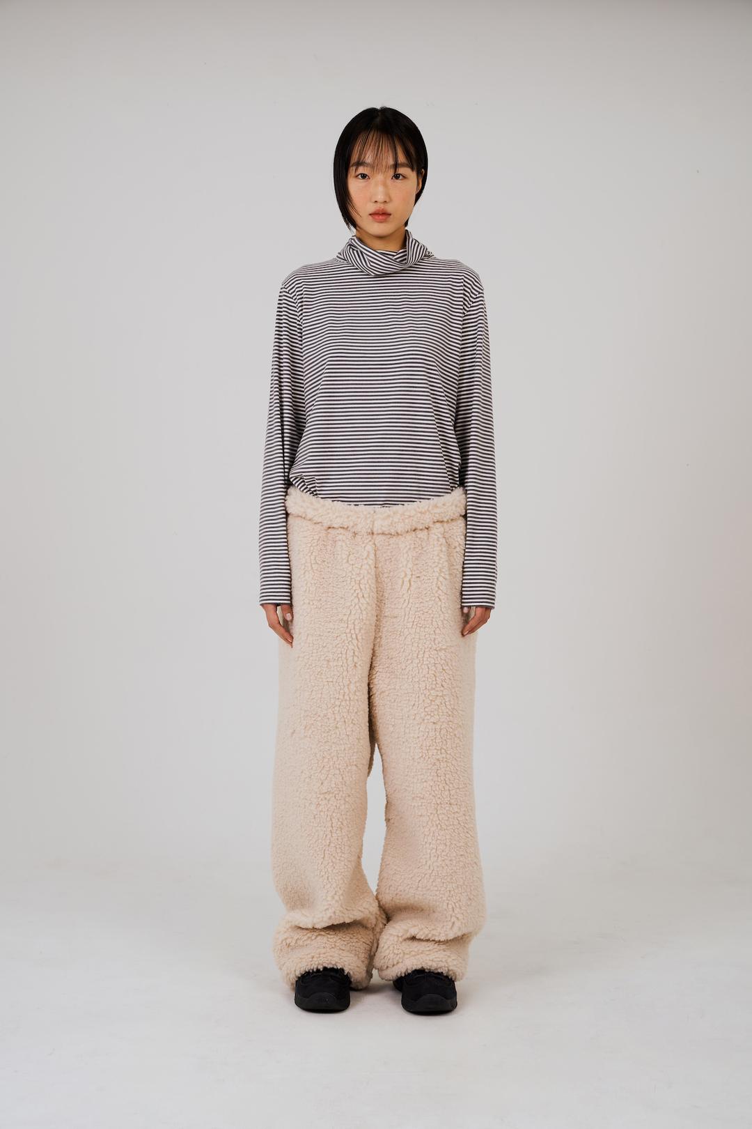 COLOR POP TURTLENECK T-SHIRTS (GRAY)