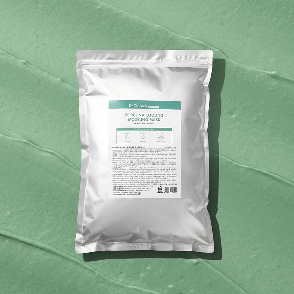 스피룰리나 쿨링 모델링 마스크 팩 1kg GIFT 팩도구