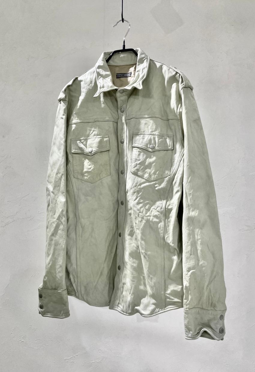 TETE HOMME Goat Skin Leather Shirts