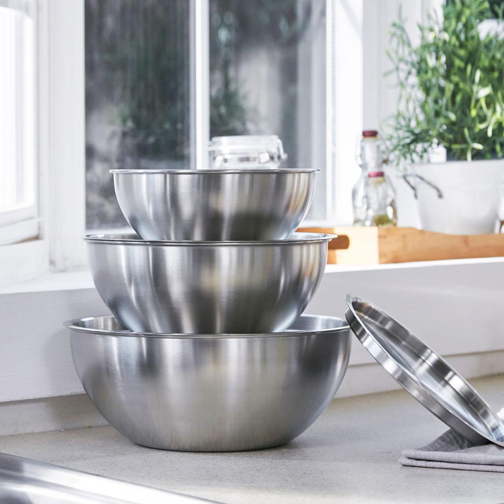 핀일로 국내산 포스코 304스텐 고급 트레이 믹싱볼 6종 풀세트