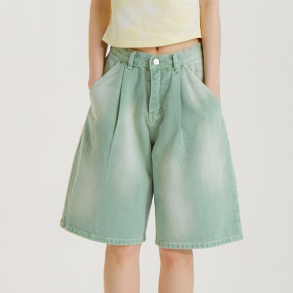 [언노운플라넷] 턱 하프 다잉 쇼츠 그린