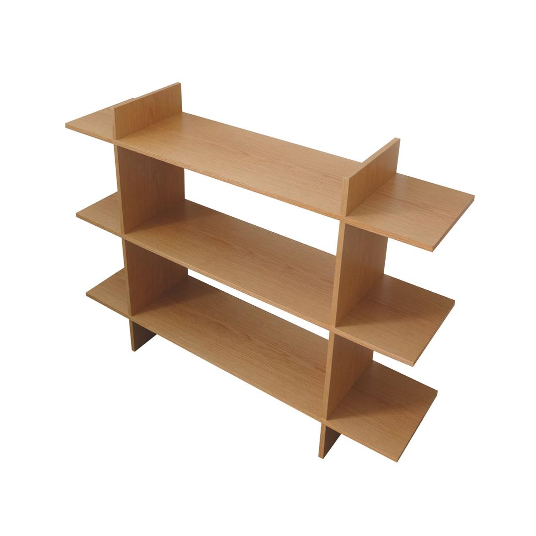 three shelf