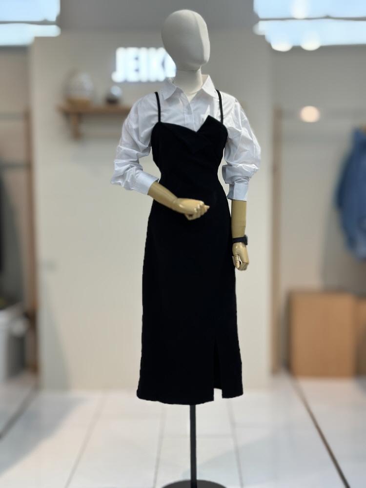 끈조절 뷔스티에 원피스 JNDOP009B