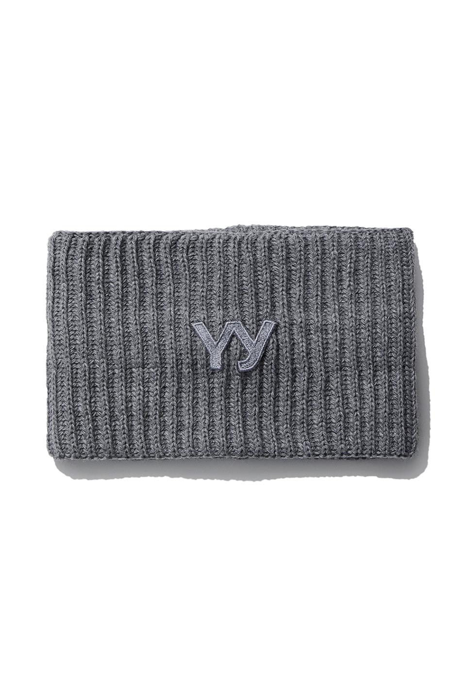 YY RIB HEADBAND, GRAY