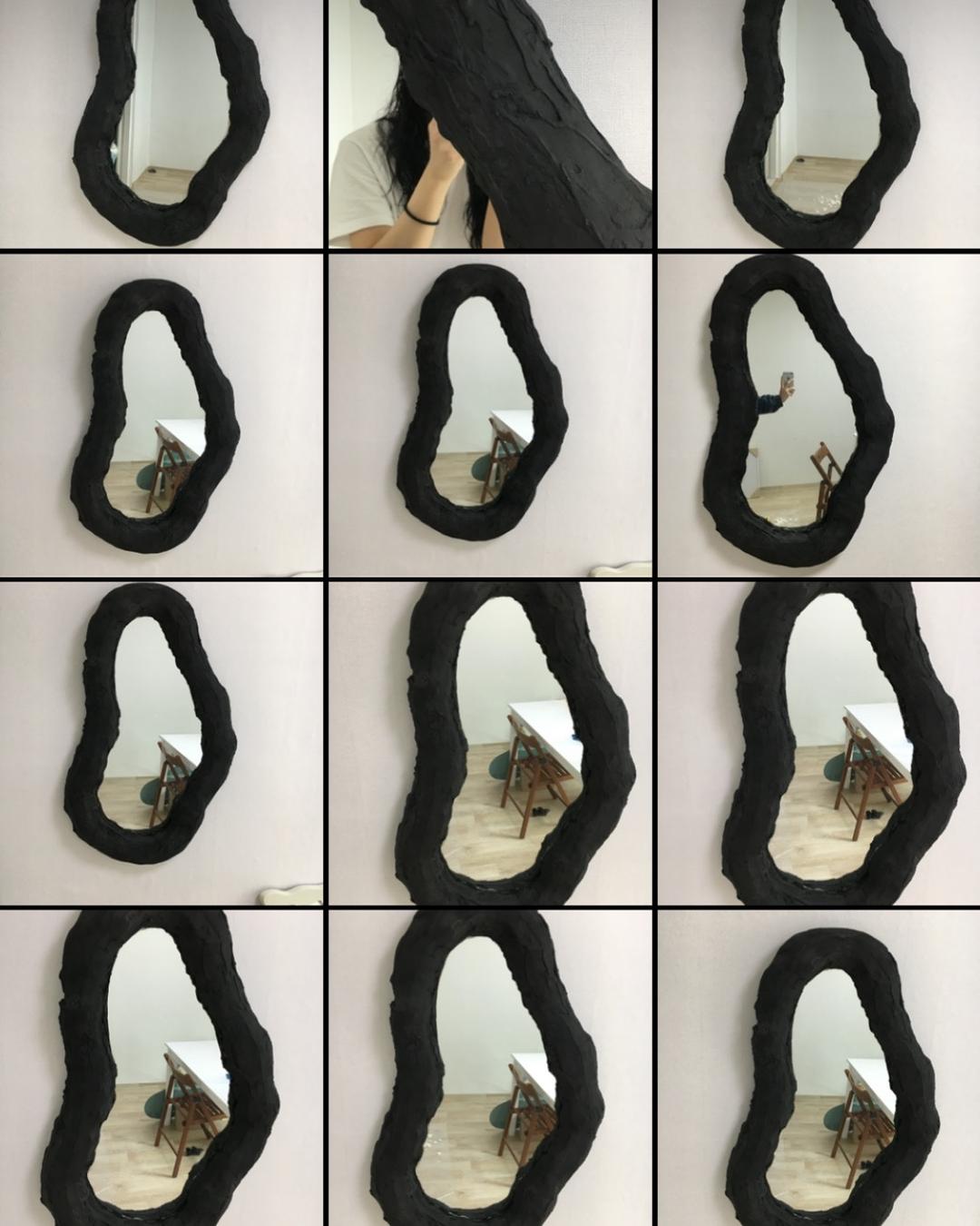 avo clay mirror / black