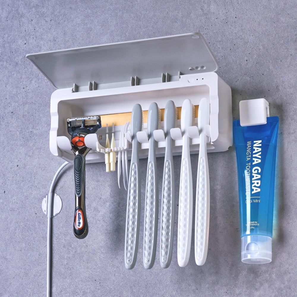 왕타 바이올렛 칫솔 살균 건조기[가정용 살균기]