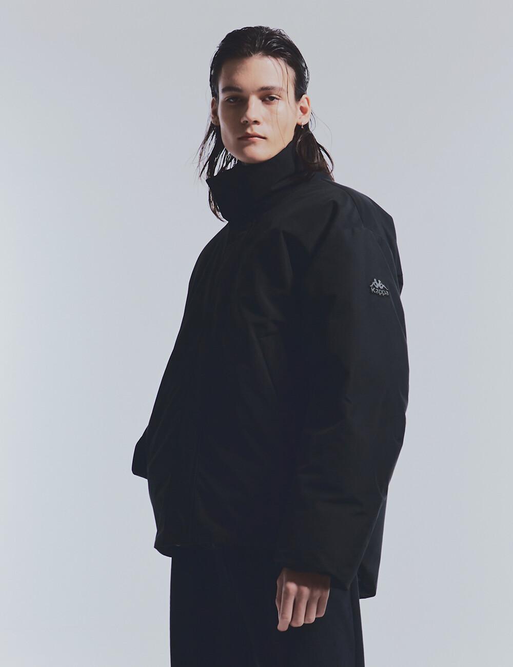 3LAYER 크롭 다운 자켓