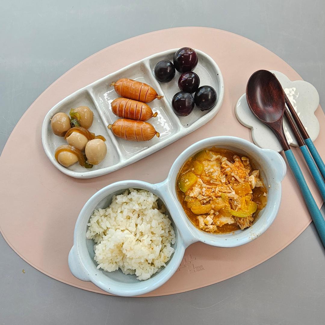 [예나도예공방]어린이용 겸용 집밥 1인 간편식기세트(2p)