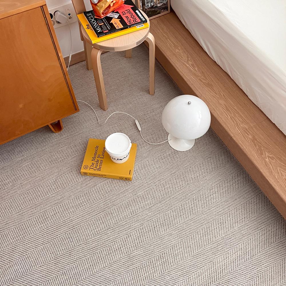 위켄드 헤링본 러그 (2color)