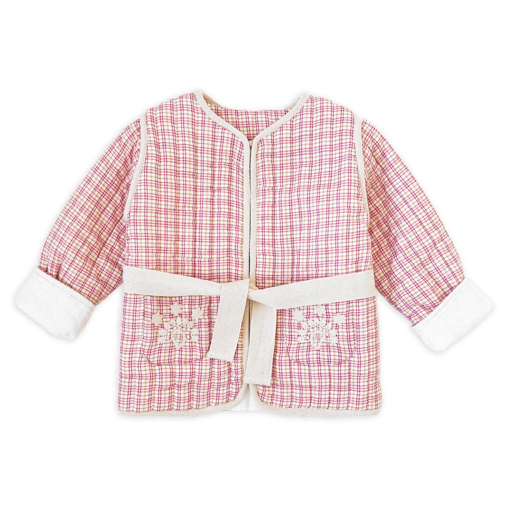 Louise Misha :: Jacket Teliani Fuchsia Tartan Joy - 3Y