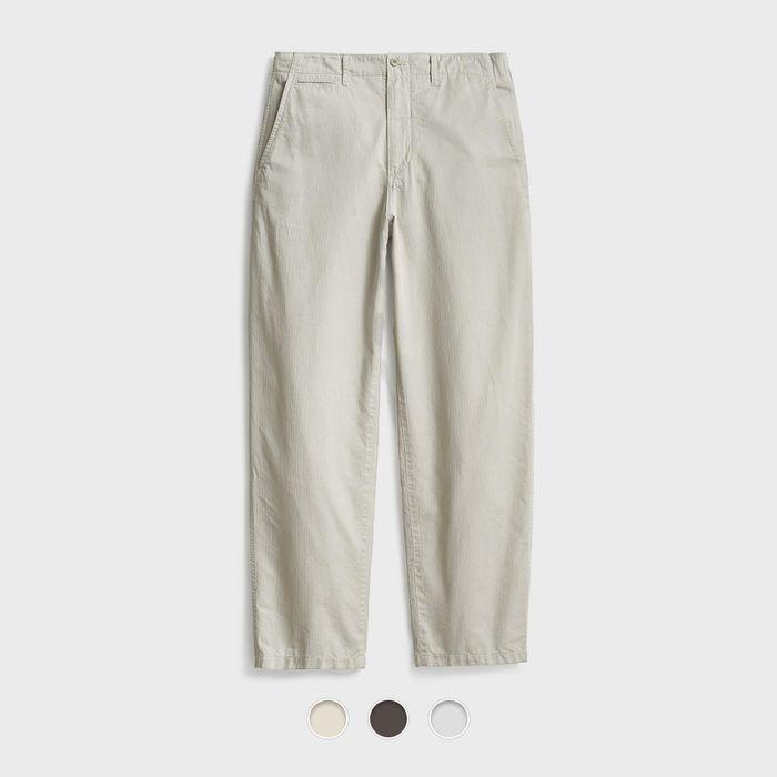 Herringbone Overdyed Officer Chino Pants - 3 Color