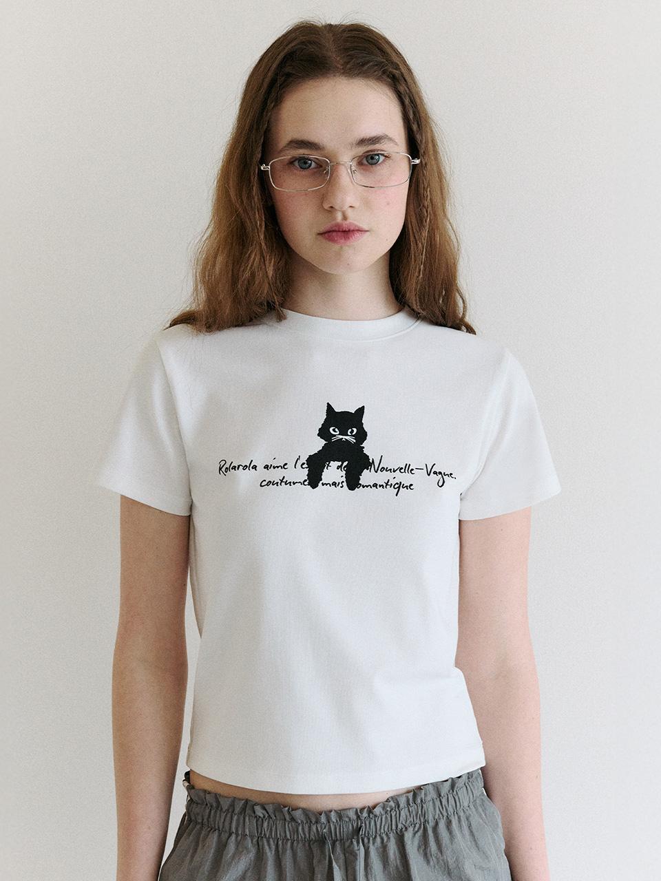 ROLA CAT FRIENDS T-SHIRT WHITE
