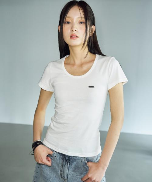 헬레네 그레이버 하프 티셔츠 [화이트]