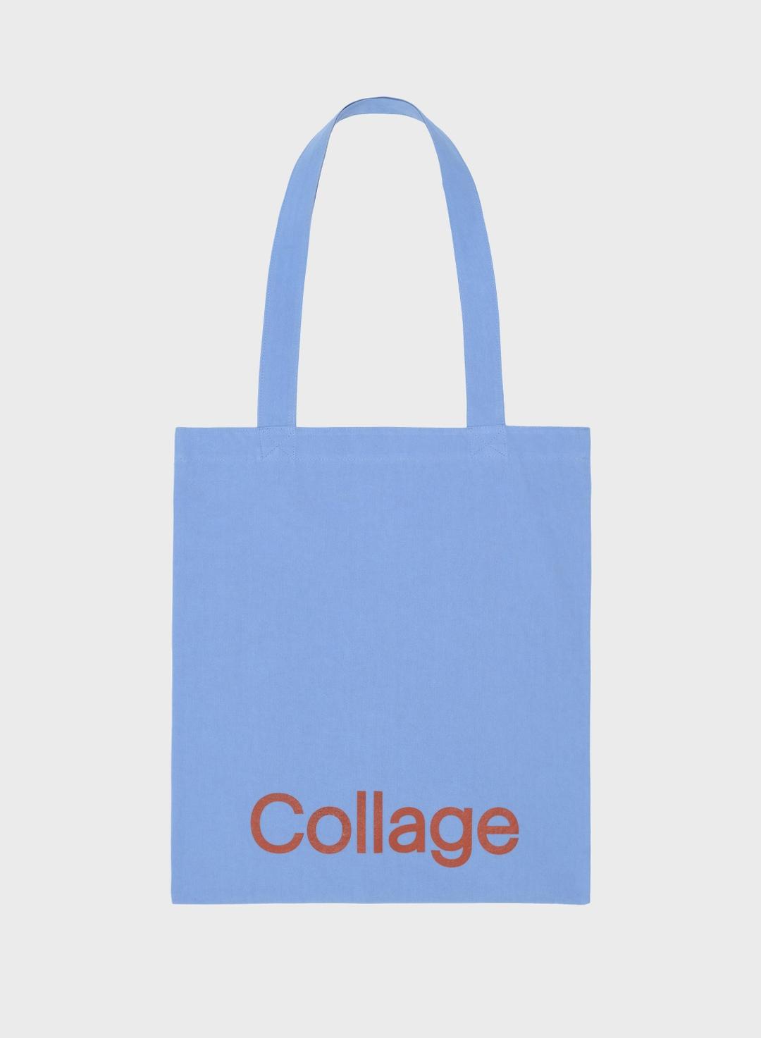Collage Dept. Cotton Bag (Baby Blue)