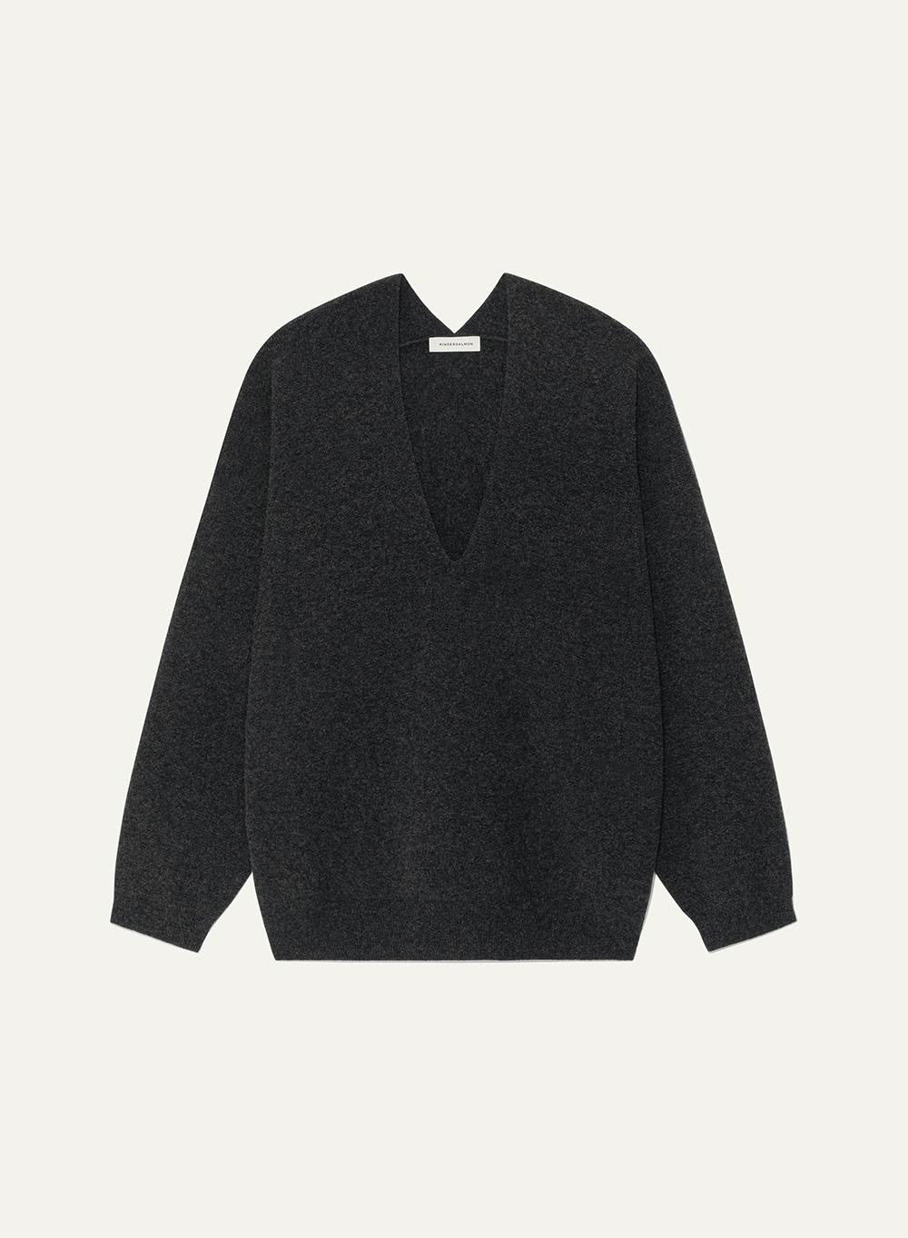 [BACK IN STOCK 11/7] Ramona Knit Top Anthracite