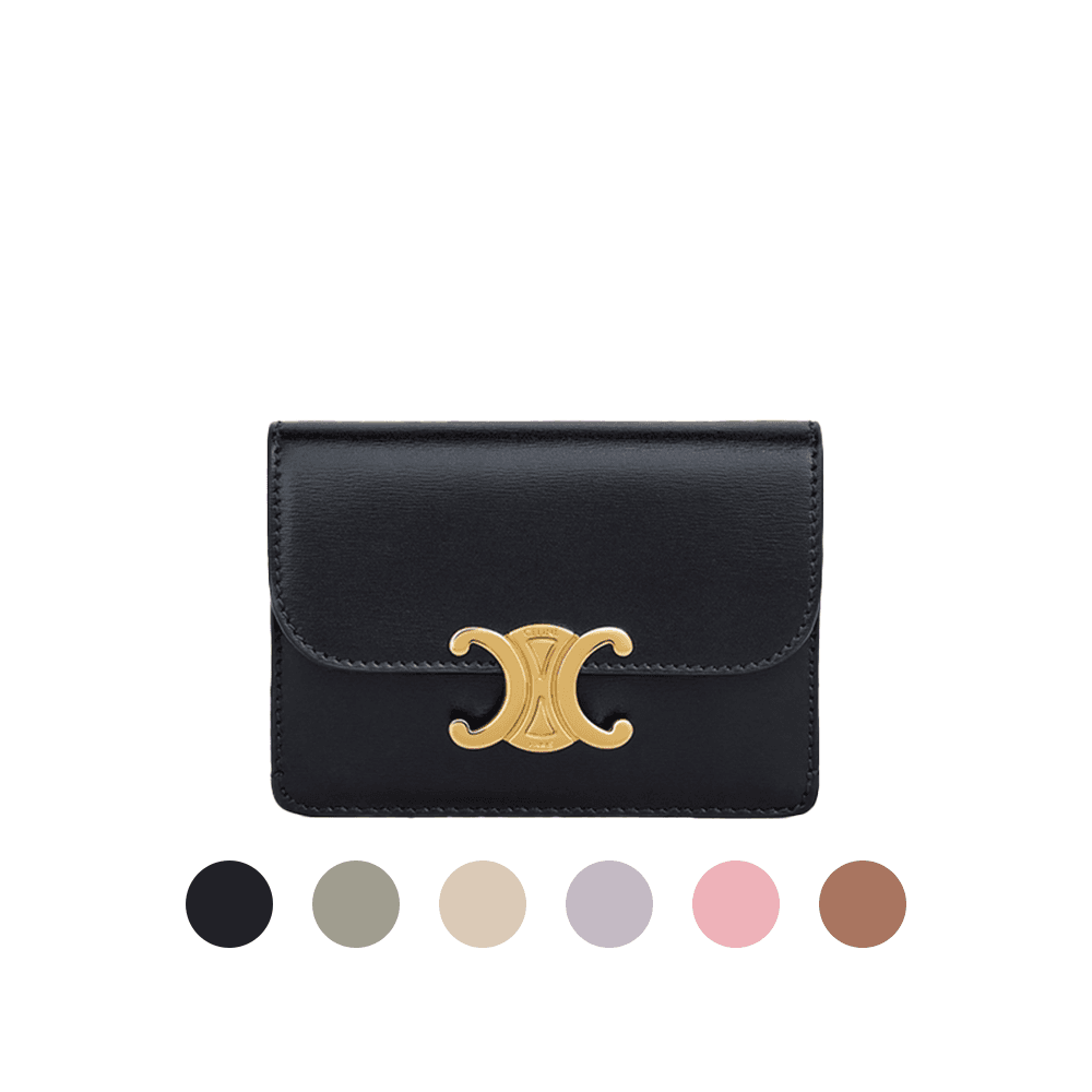 25SS 셀린느 플랩 트리옹프 트리옴페 카드지갑 10I583DPV