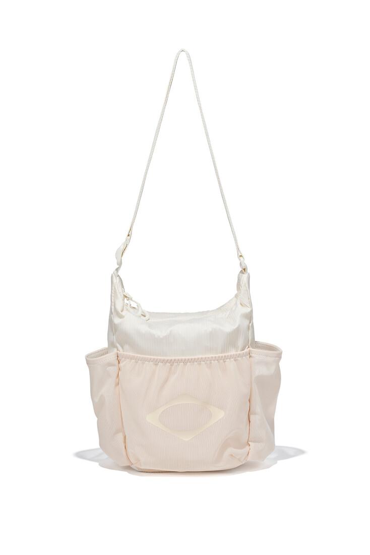 MESH POCKET CROSS BAG (CREAM)