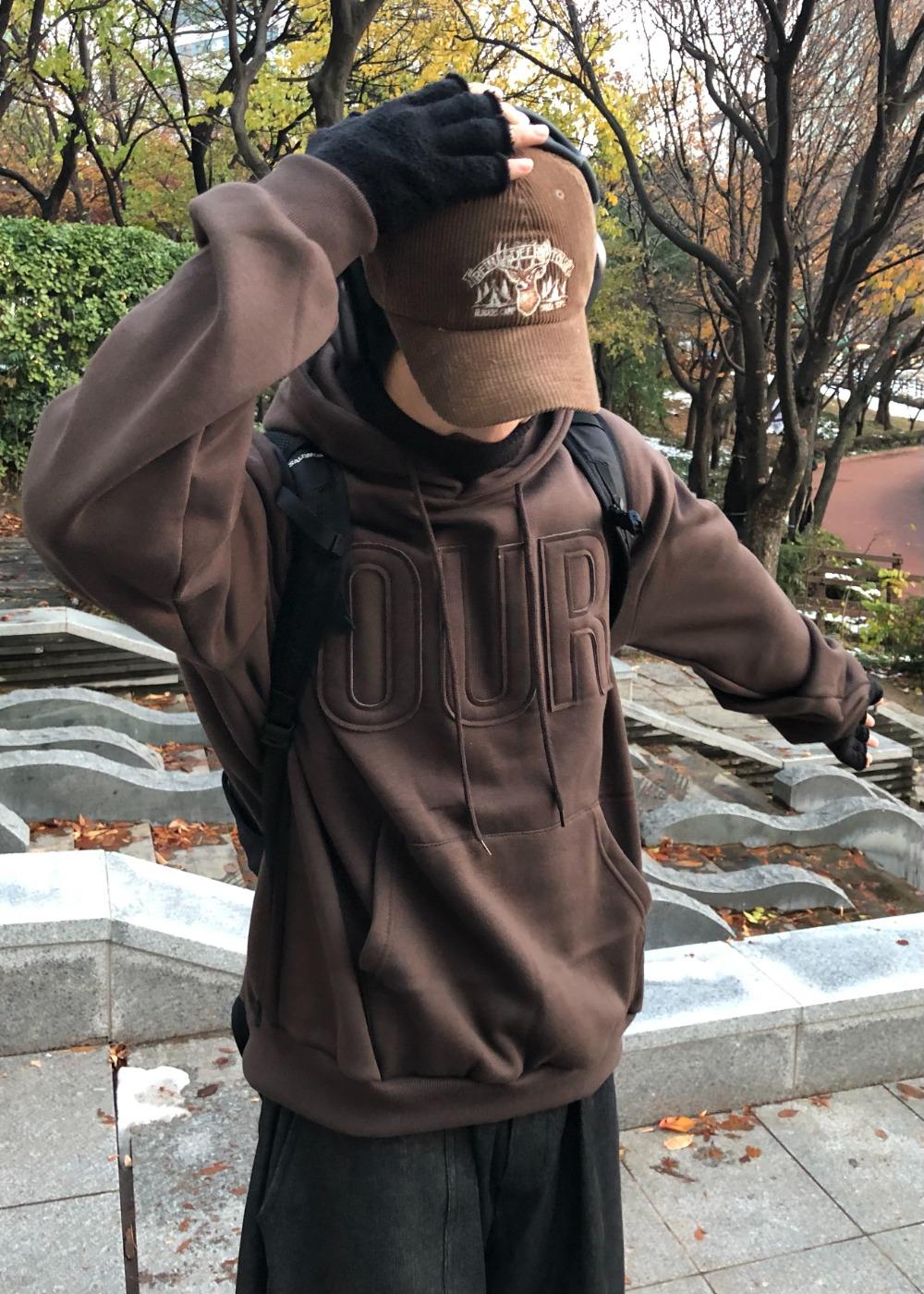 our patch hoodie