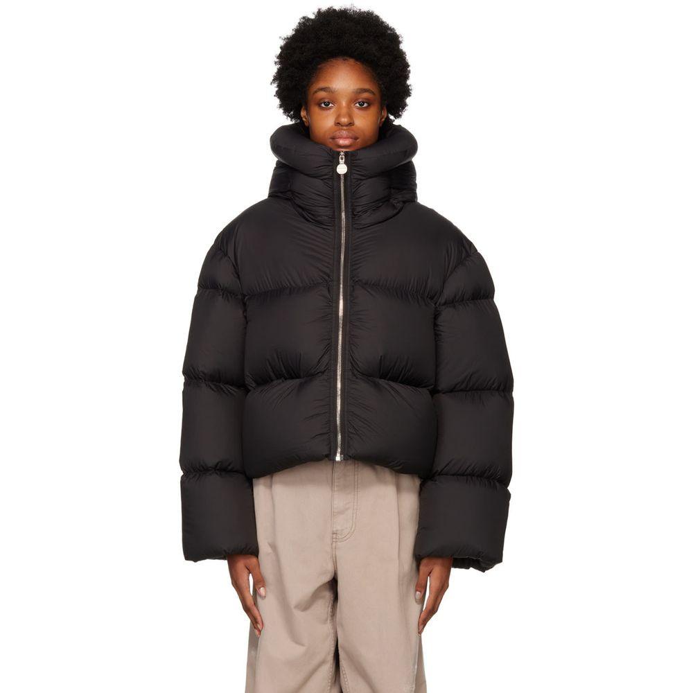 옌키옌키 여성 블랙 케니 다운 재킷 패딩 222984F061010