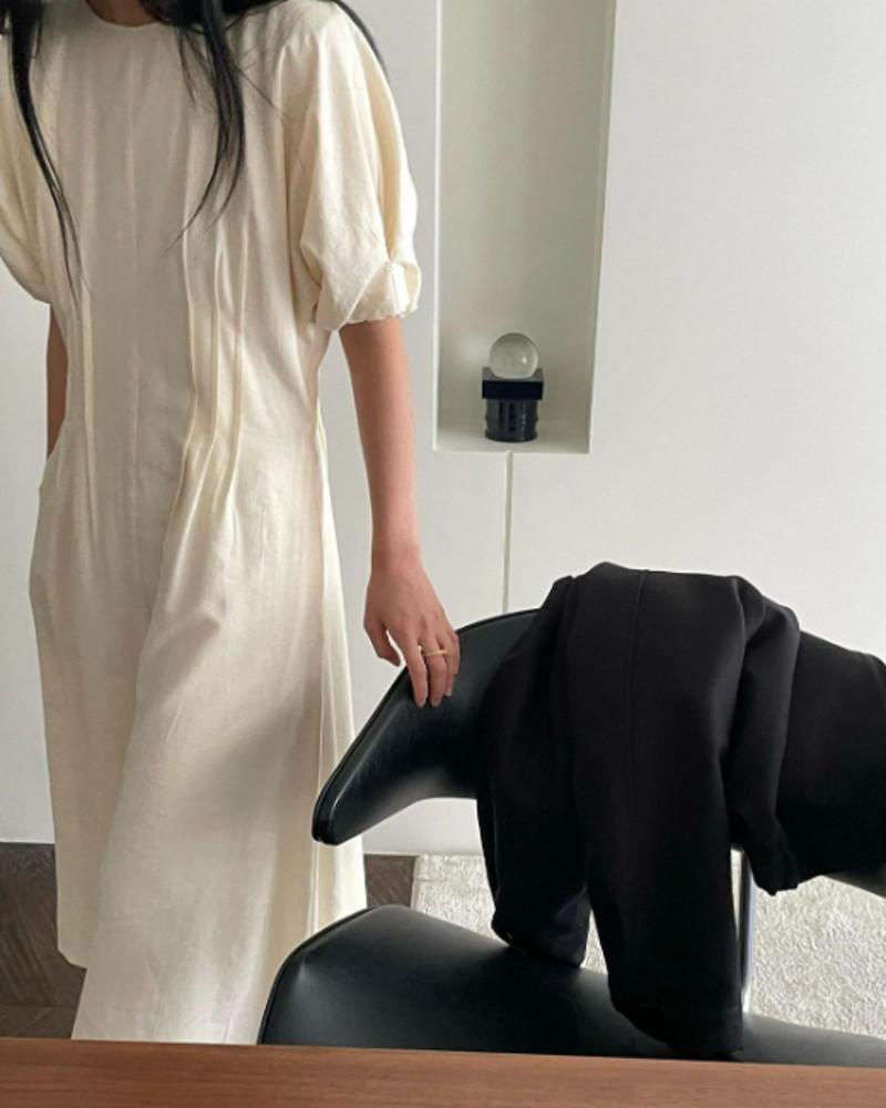 반팔 롱 원피스 2Color