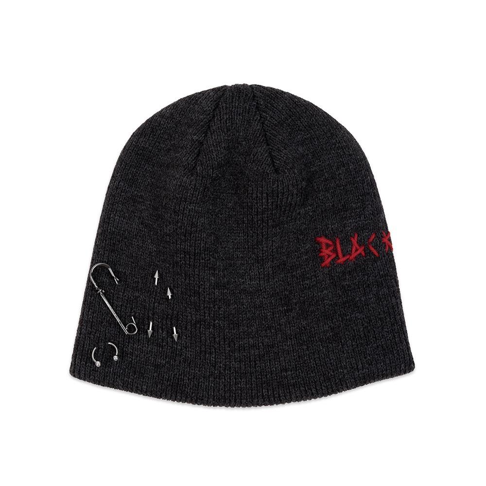 BBD Embroth Logo Piercing Beanie (Charcoal)