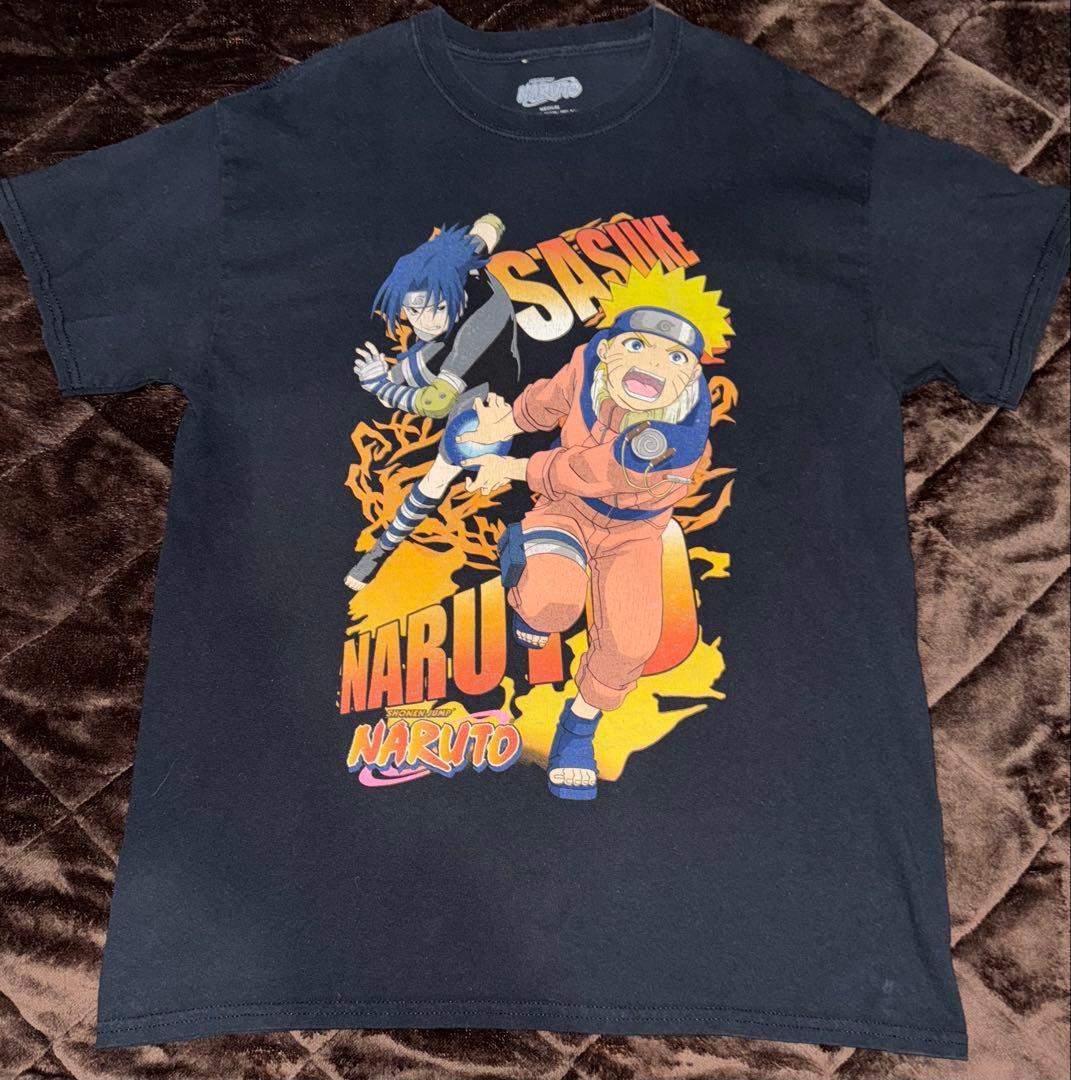 NARUTO ナルト サスケ ヴィンテージ Tシャツ アニメ 2002年 古着
