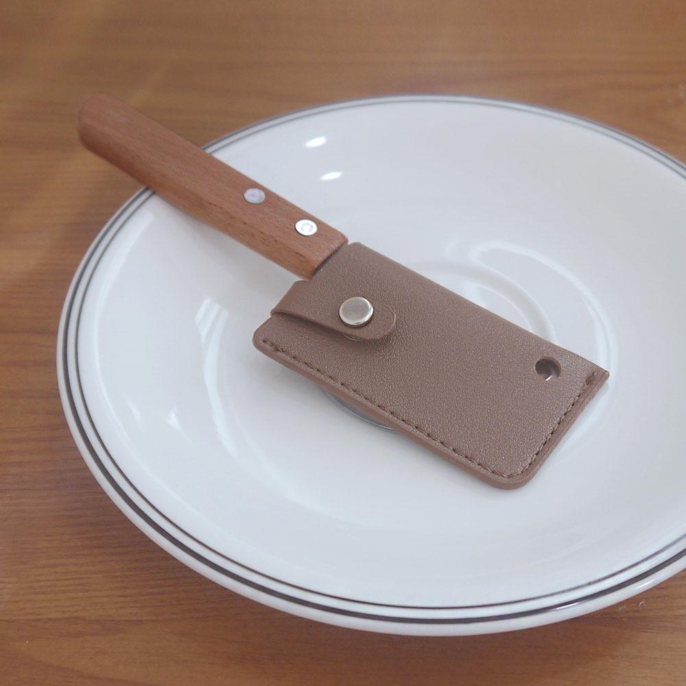 브라운 미니 중식도 나이프 빵칼 (칼집세트)