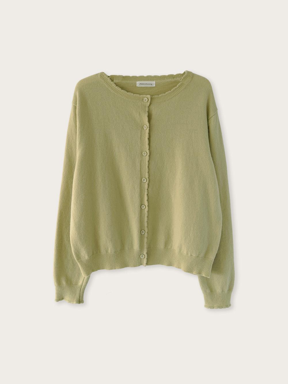 blossom cardigan - avocado