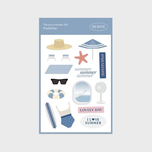 Summer sticker