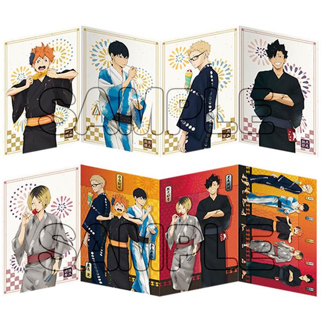 [24년 08월 발매] TBS 하이큐 굿즈 엔니치 엽서 포스터 카드 세트 카라스노 고교 네코마 고교 (재판)