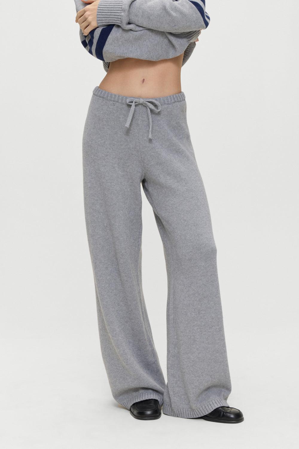 Wesley Knit Pants - Rain Cloud - Rain Cloud / XXS