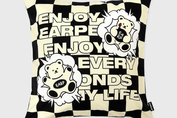 CHECK BOARD BABA-BLACK/IVORY(쿠션커버)
