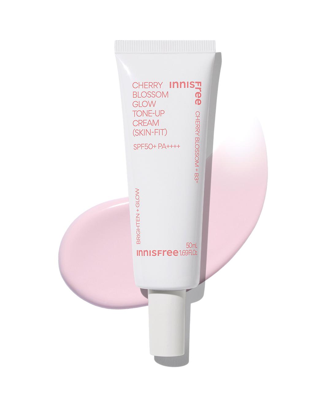 이니스프리 왕벚꽃 글로우 스킨핏 톤업 크림 SPF50+ PA++++ 50mL