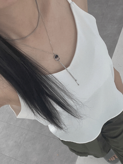 [𝐥𝐮𝐯𝐢𝐭 𝐦𝐚𝐝𝐞]  black sunset necklace