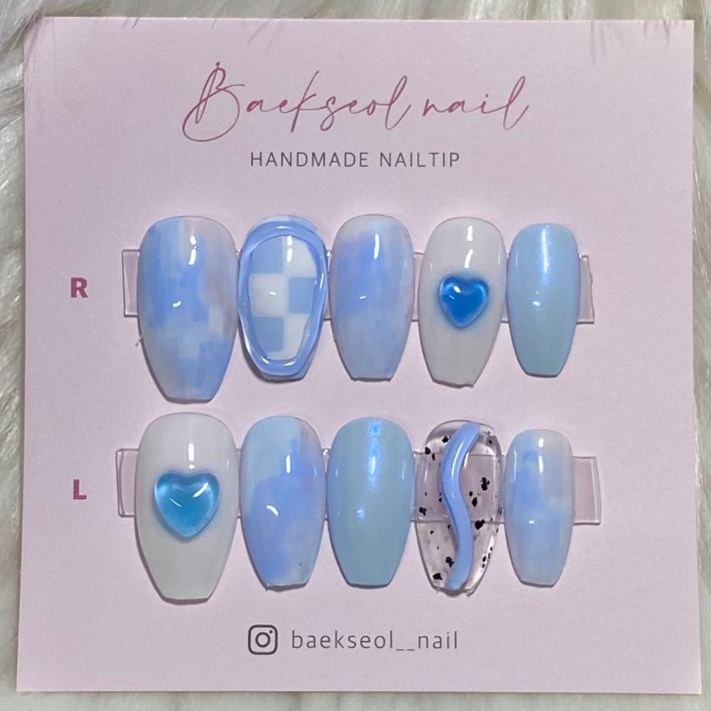 하늘하늘 수제네일팁