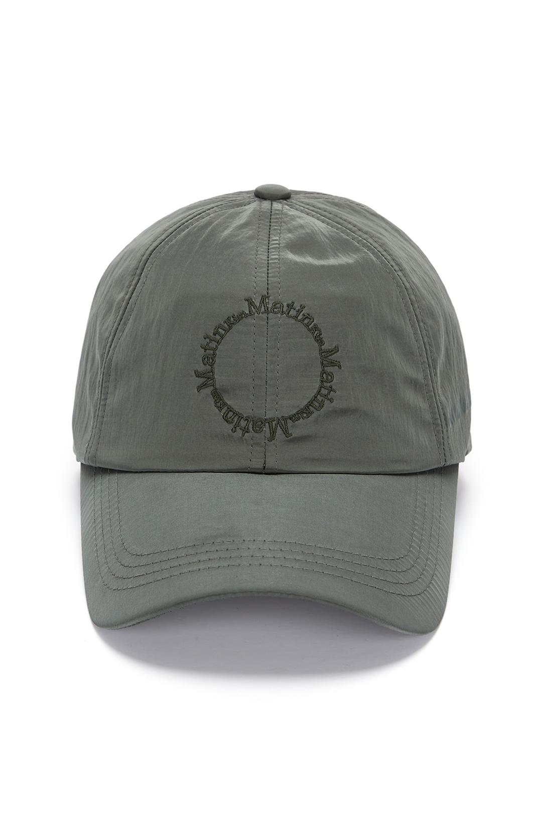 CRISP LOGO BALL CAP IN GREEN