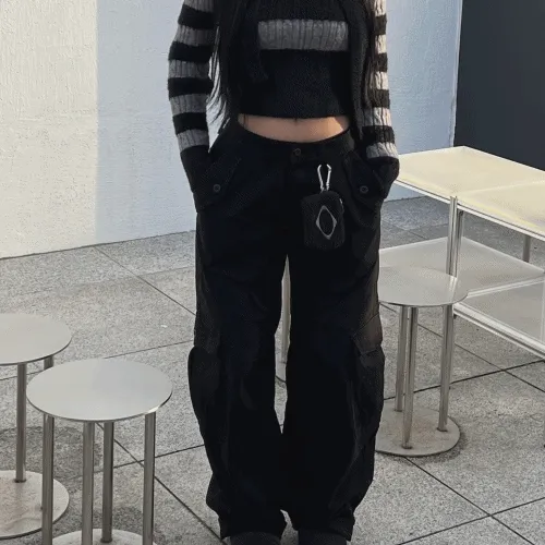 로우라이즈 다잉 카고 팬츠 (1color)