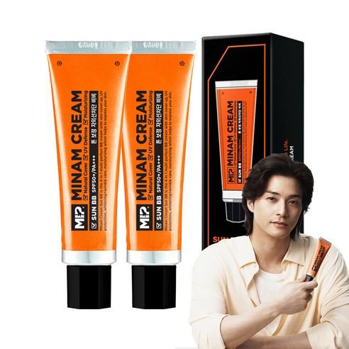 미프 남성용 미남 썬 비비크림 SPF50+ PA+++ 50ml, 2개 - 남성메이크업 | 쿠팡