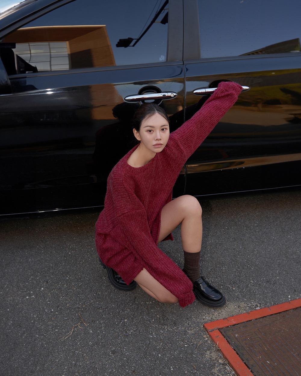 24FW wolf see-through knit t-shirt