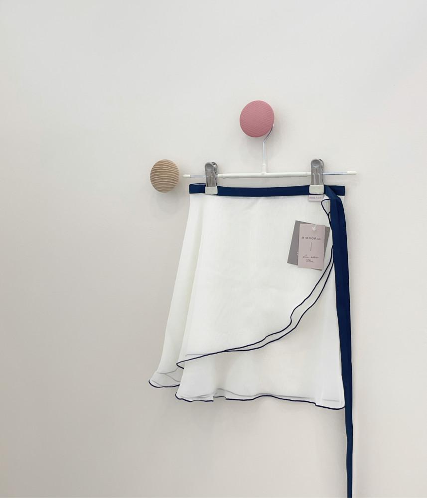 미뇽발레 투톤 클래식 스커트