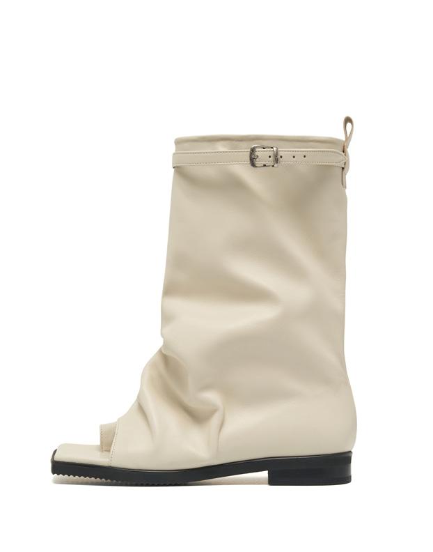 Dusk flip-flops half boots ivory