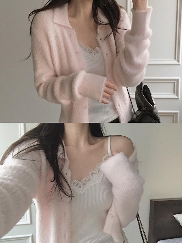 슬로우앤드 이프유 쫀쫀레이스 슬리브리스 - 2 color