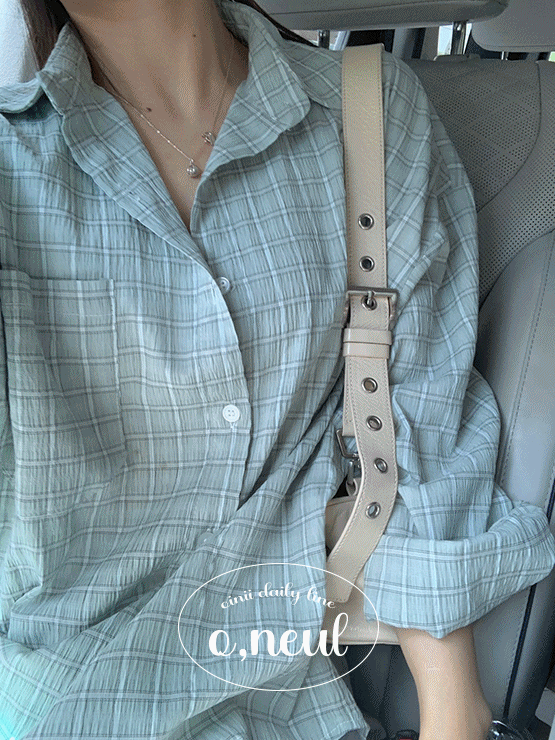 오이니 [오늘출발] [o,neul] mint tea shirts - 1color