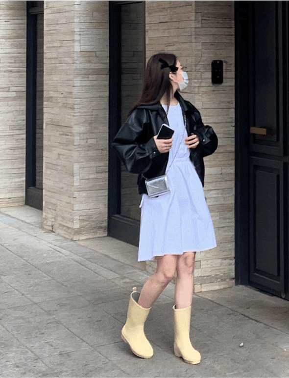 더플럼비 글로우 레더 블루종(2color)