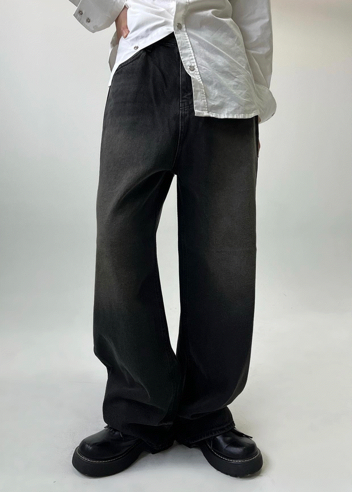 Vintage Color Washing Denim PT