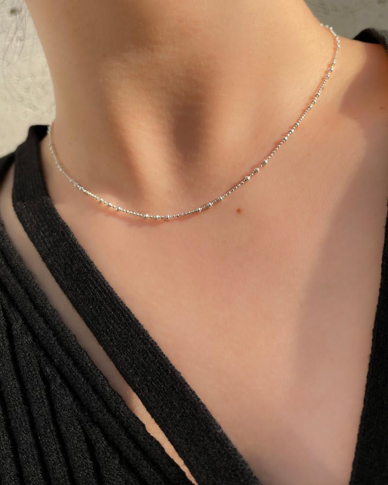 마고 925 클로저 은볼 체인 목걸이