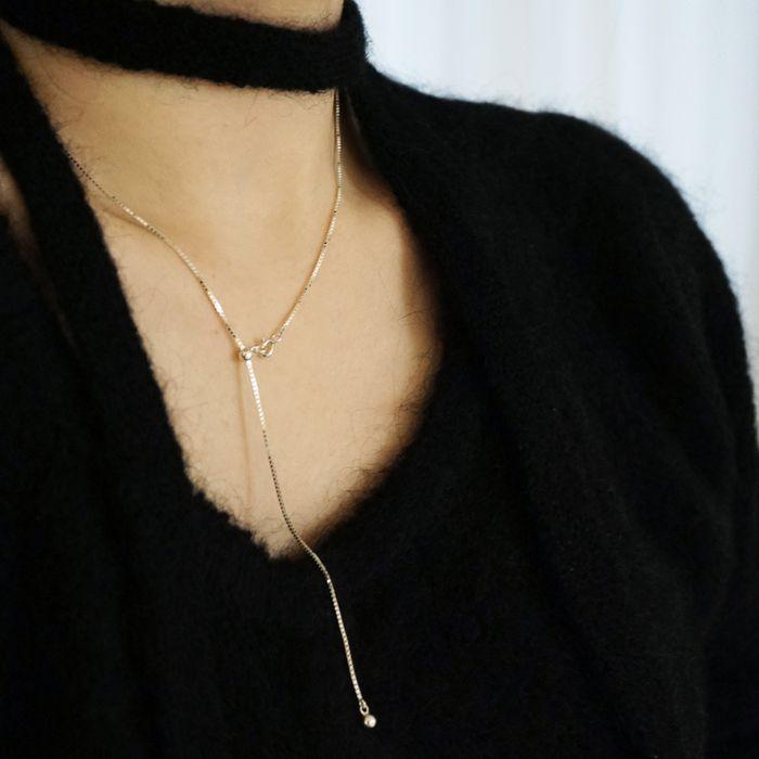 long drop necklace